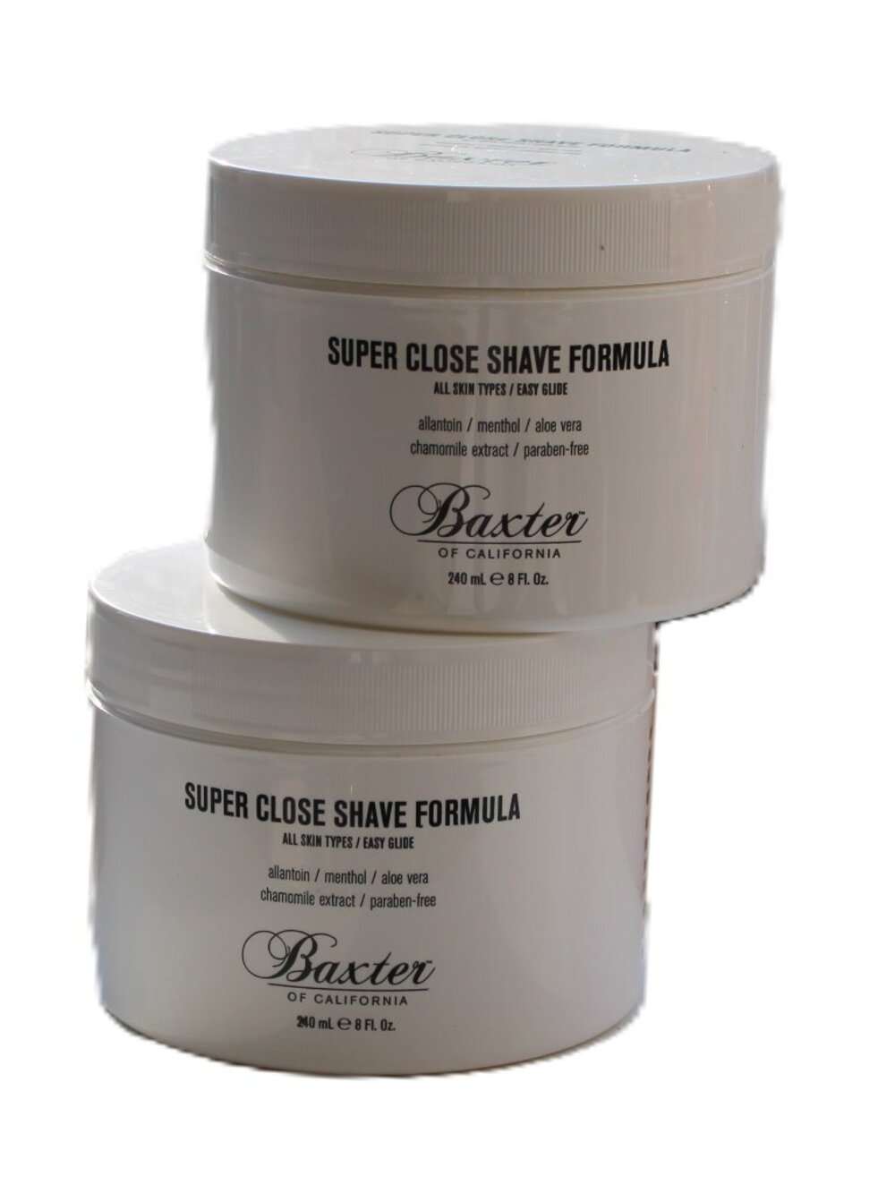Baxter Of California Super Close Shave Formula 8 oz (lot of 2pc)